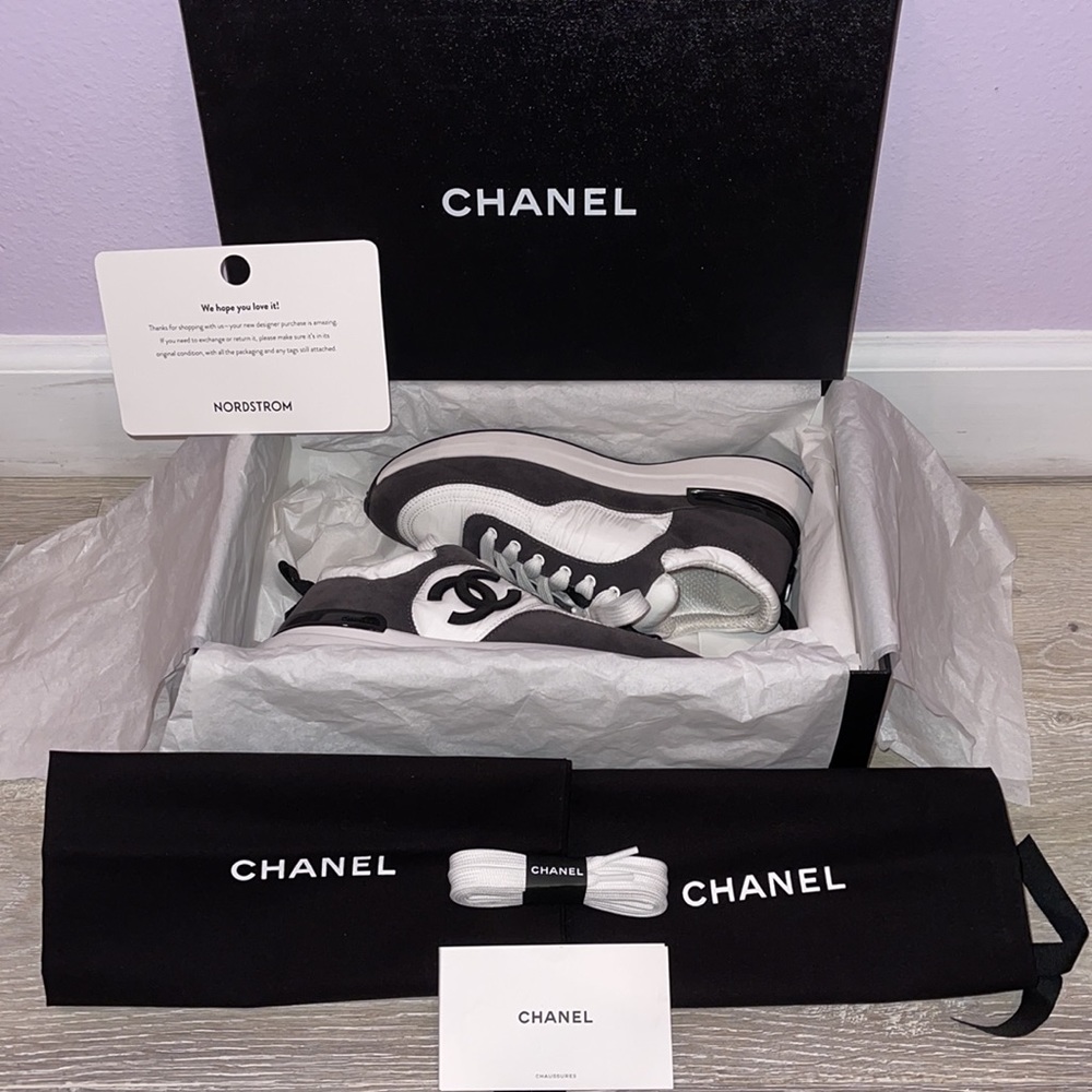 ‼️PRICE DROP RARE & AUTHENTIC CHANEL SNEAKERS🔥 - Picture 3 of 17